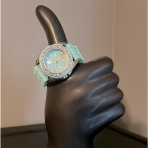Teal costume style watch